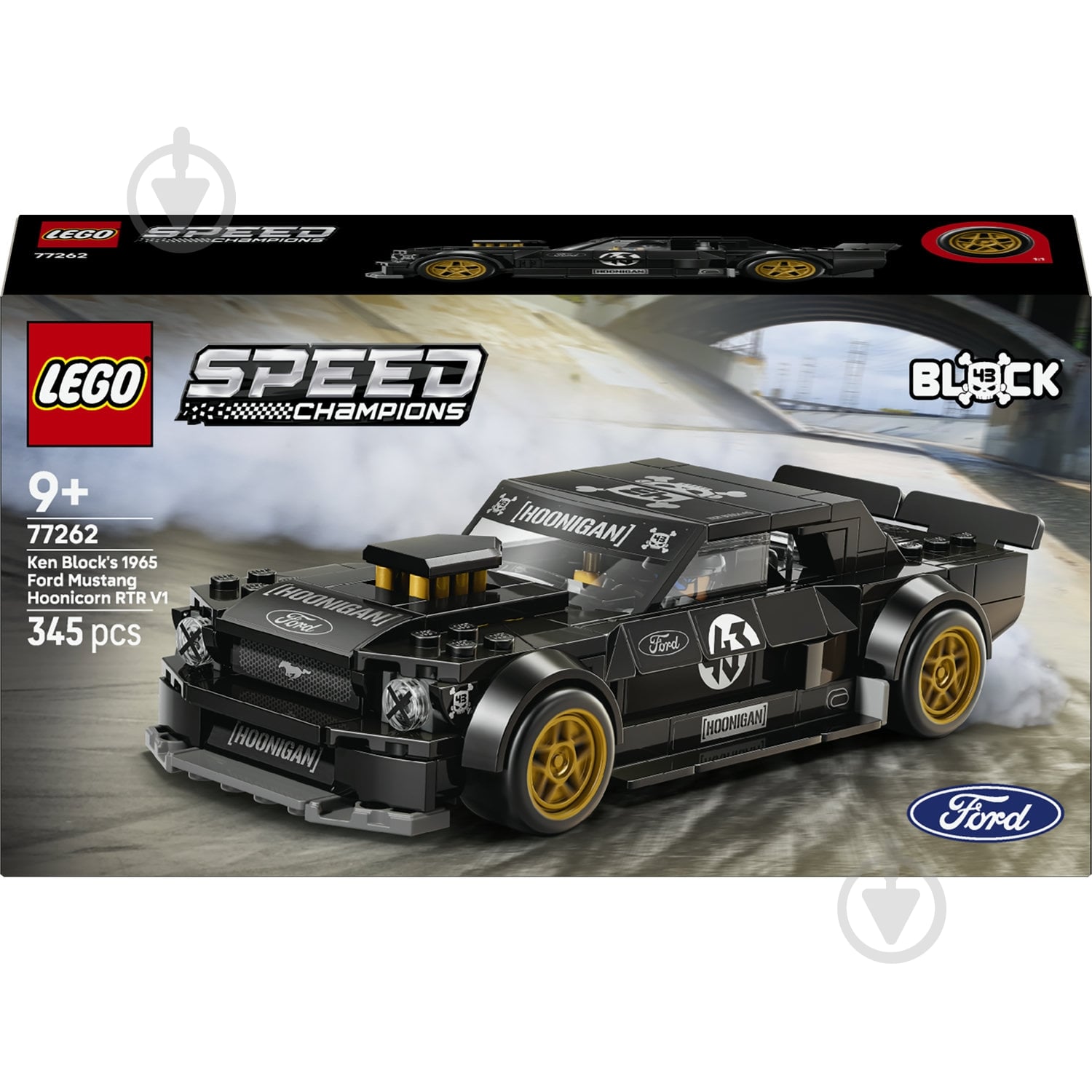 Конструктор LEGO Speed Champions Ford Mustang Hoonicorn V1 '65 Ken Block 77262 - фото 1 Конструктор LEGO Speed Champions Ford Mustang Hoonicorn V1 '65 Ken Block 77262 - фото 1