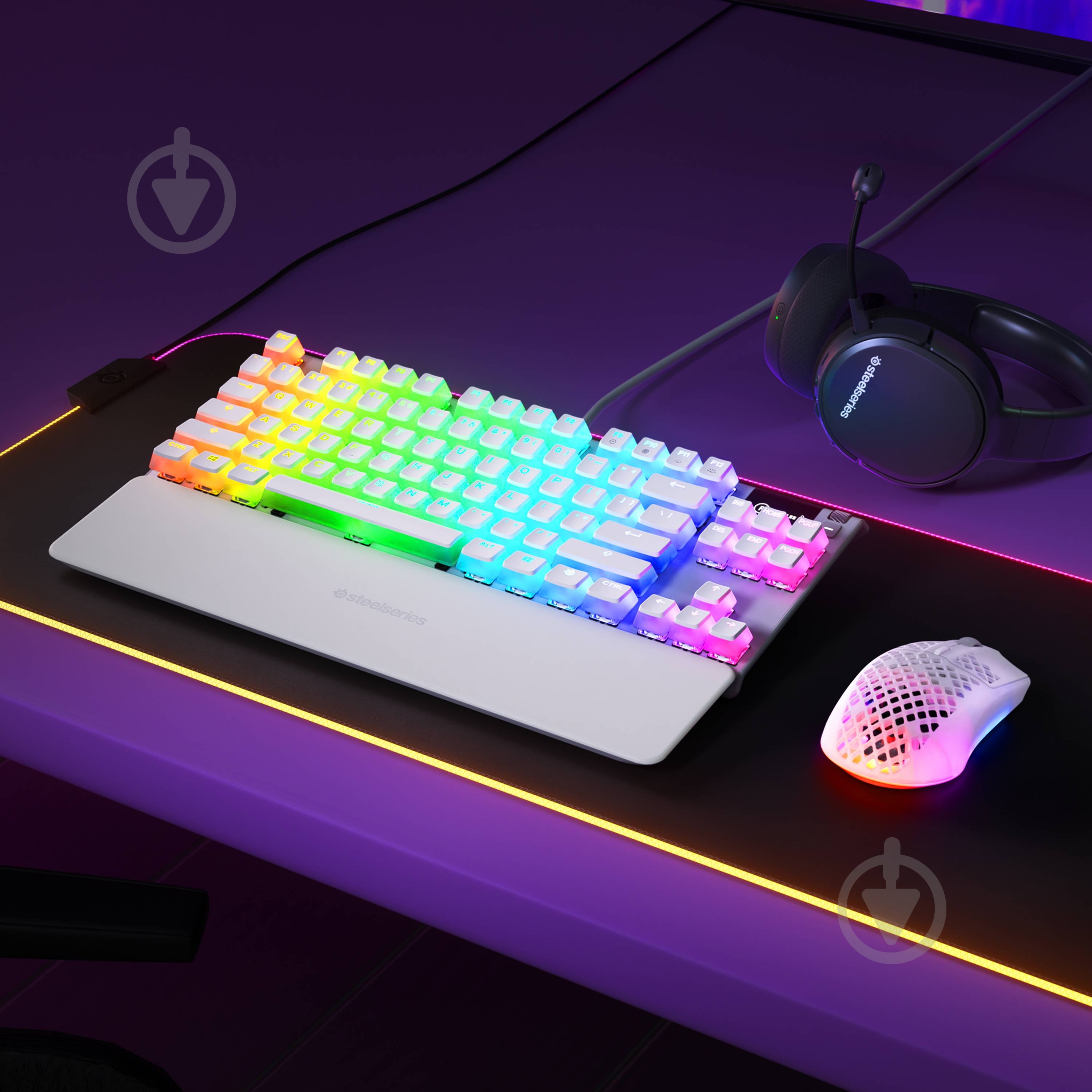 Мышь SteelSeries Prime Neo Noir Edition white (62610_SS) - фото 6