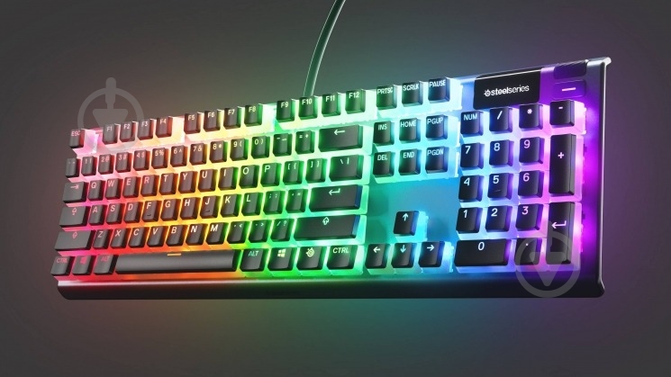 Кейкапы SteelSeries PrismCAPS US Black (60200_SS) - фото 2