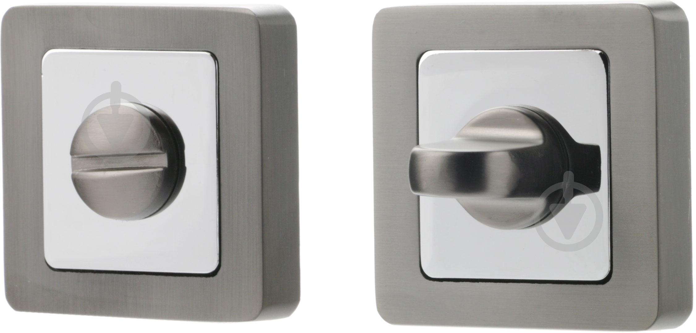 Накладка Comit Moderno WC титан/хром - фото 2