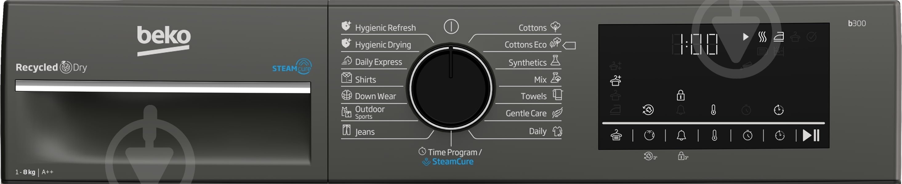 Сушильная машина Beko B3T68239MG - фото 6 Сушильная машина Beko B3T68239MG - фото 6