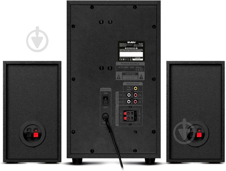 Акустическая система Sven MS-2250 2.1 black (Bluetooth) - фото 3