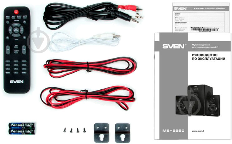 Акустическая система Sven MS-2250 2.1 black (Bluetooth) - фото 7