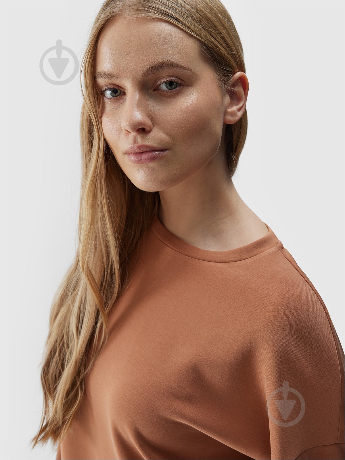 Свитшот 4F SWEATSHIRT F1001 4FWSS24TSWSF1001-81S р.S коричневый - фото 3