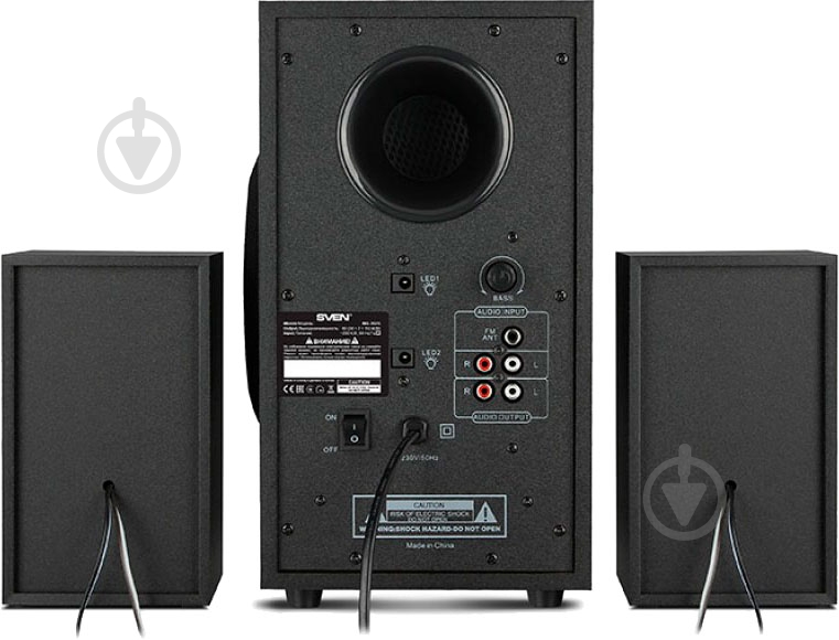 Акустична система Sven MS-2070 2.1 black (Bluetooth) - фото 5 Акустична система Sven MS-2070 2.1 black (Bluetooth) - фото 5