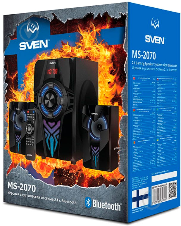 Акустична система Sven MS-2070 2.1 black (Bluetooth) - фото 11 Акустична система Sven MS-2070 2.1 black (Bluetooth) - фото 11