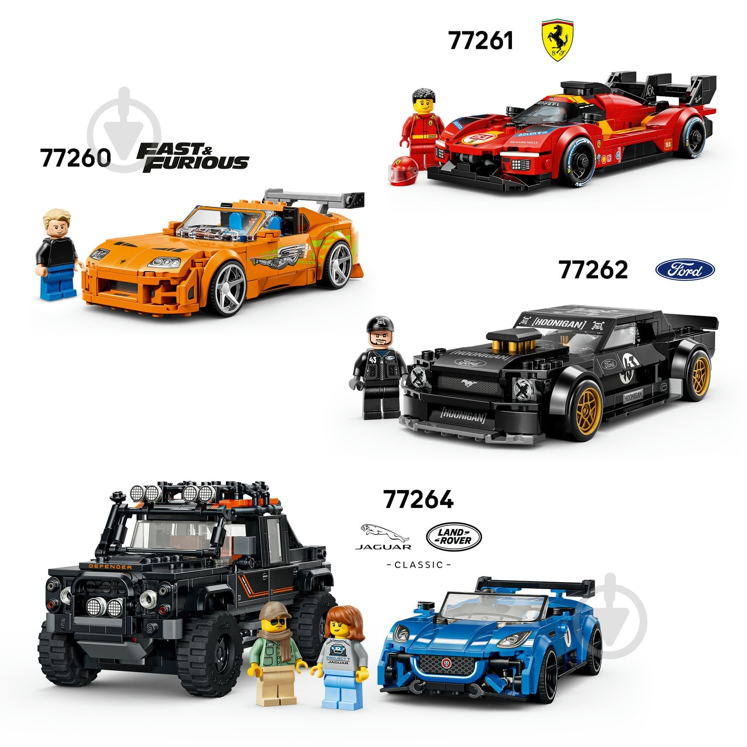 Конструктор LEGO Speed Champions BMW M3 (E30) 77263 - фото 9
