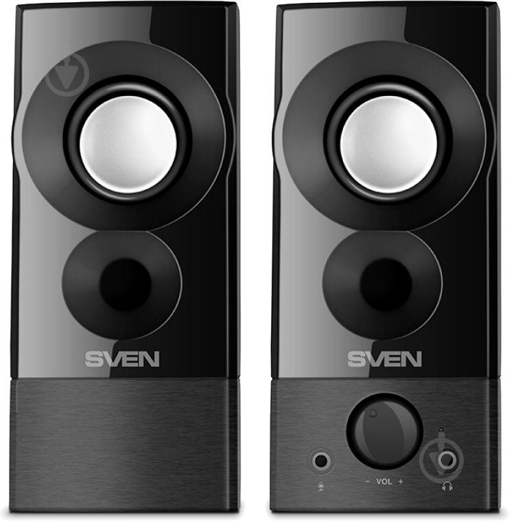 Колонки Sven 357 2.0 black - фото 2