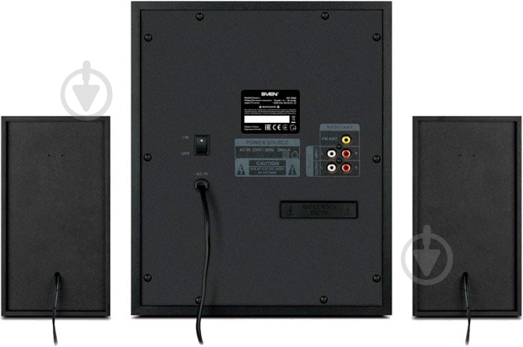 Акустическая система Sven MS-2080 2.1 black (Bluetooth) - фото 3