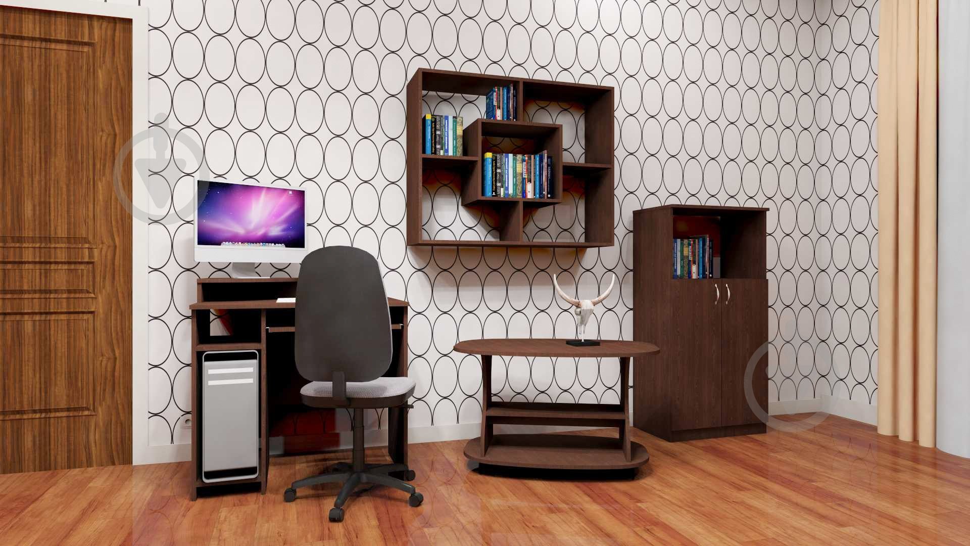 Стол компьютерный Компанит СКМ-1 орех - фото 2