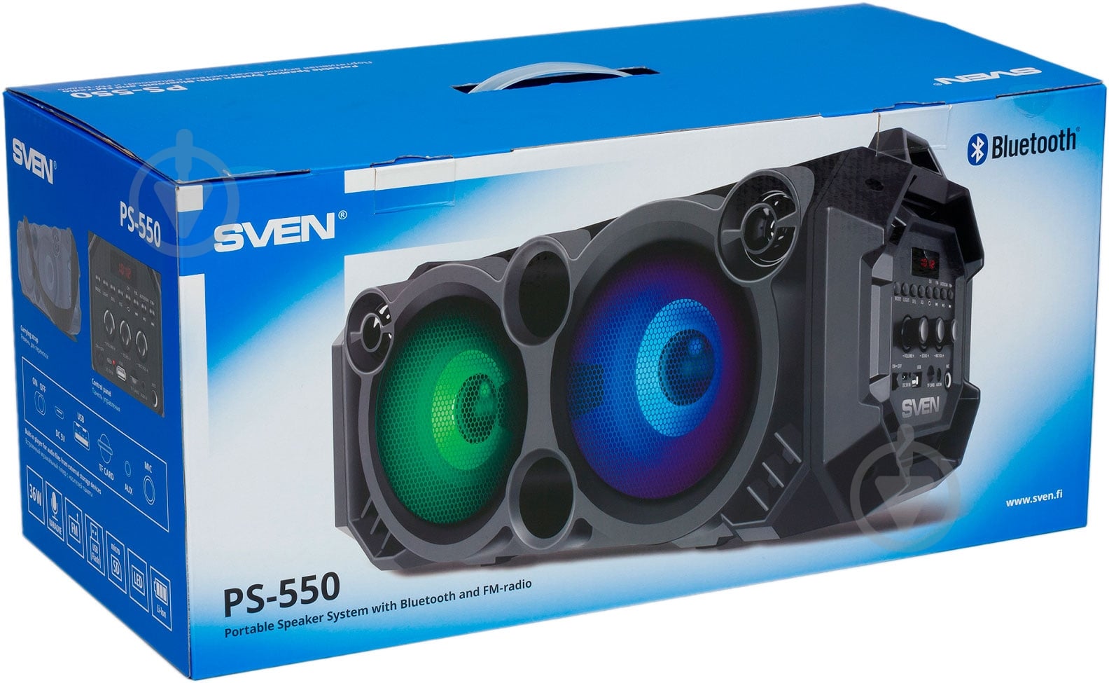 Акустична система Sven PS-550 2.0 black (PS-550 Black) - фото 18
