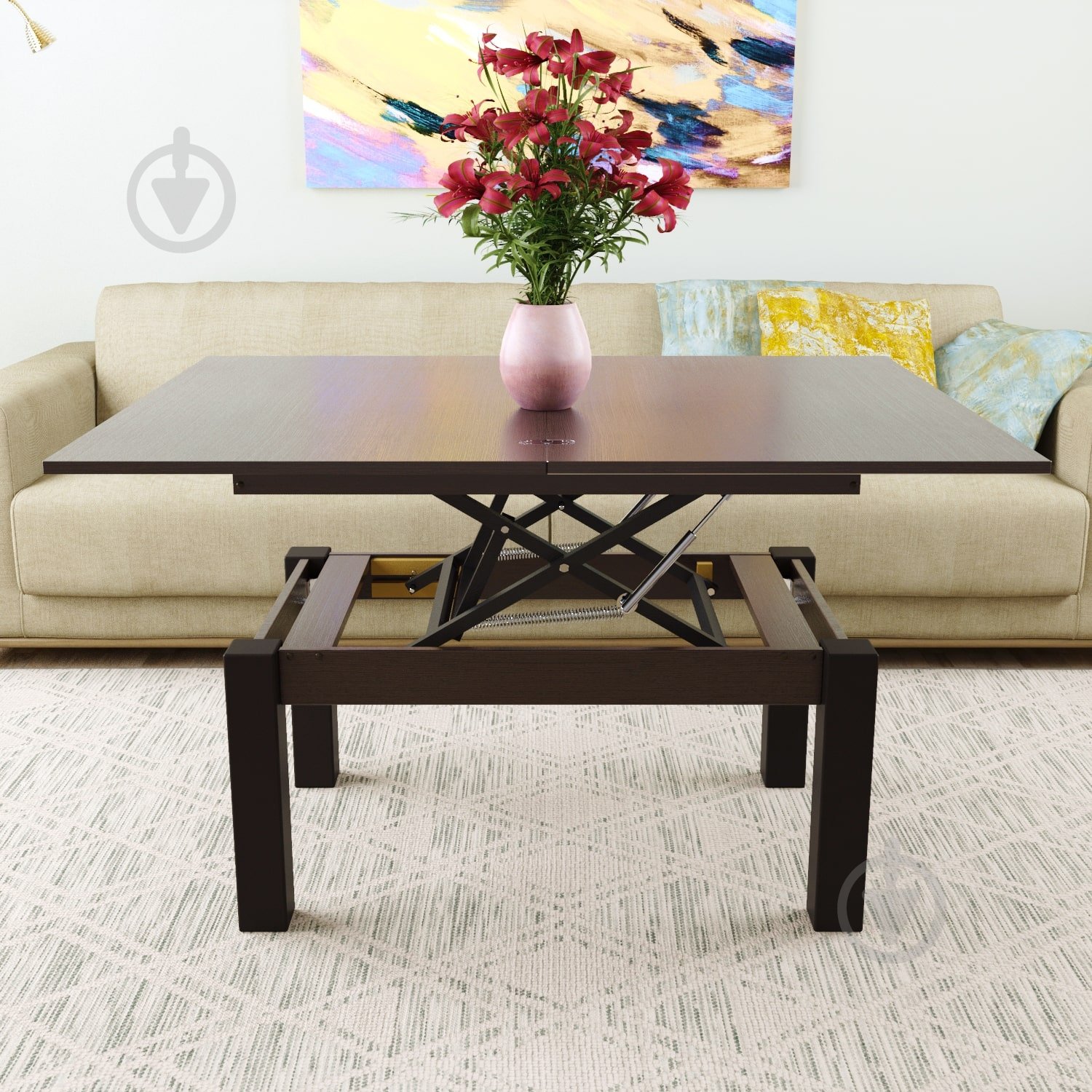 Стол-трансформер Art in Head Батерфляй венге - фото 4