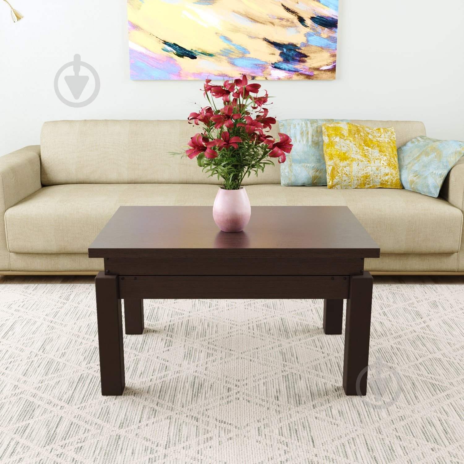 Стол-трансформер Art in Head Батерфляй венге - фото 3