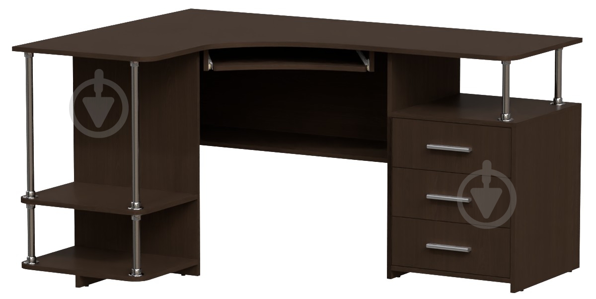 Стол компьютерный Компанит СУ-4 венге - фото 1