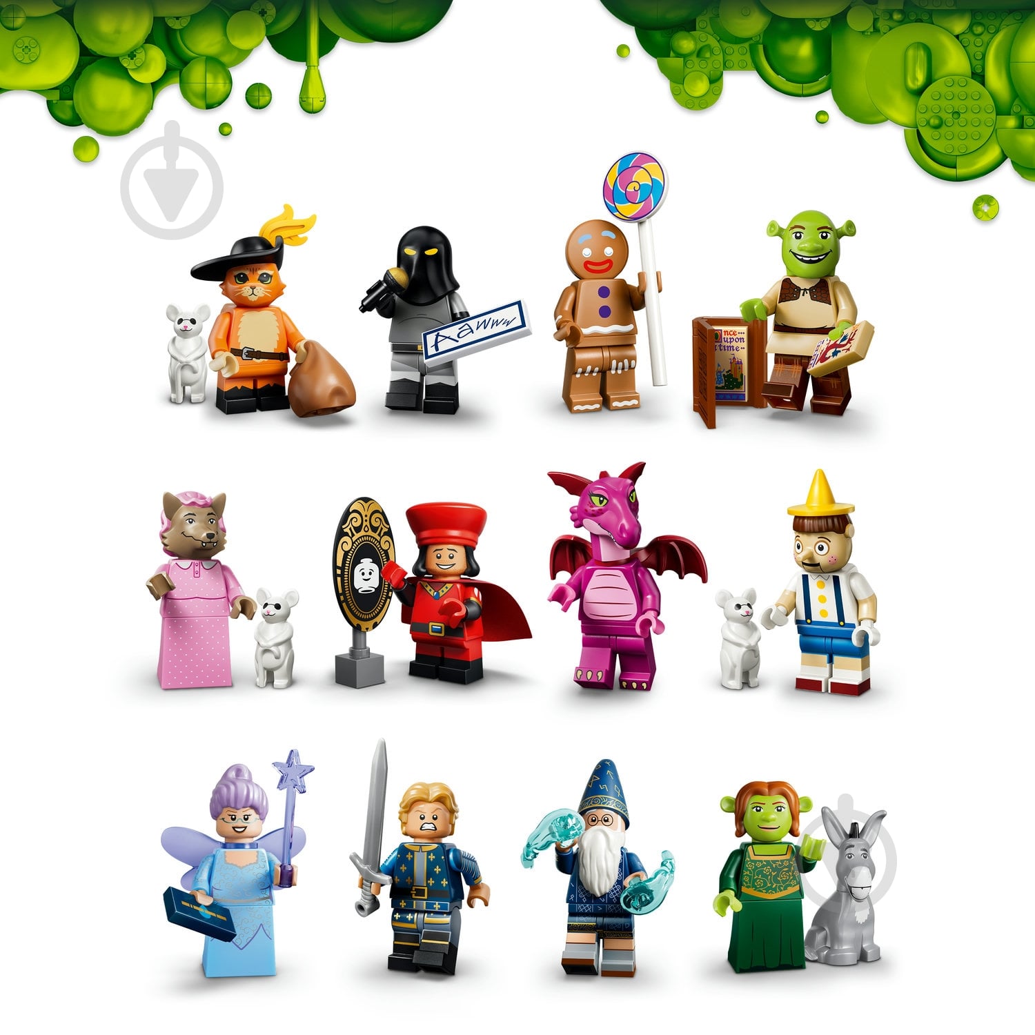 Конструктор LEGO Minifigures серия «Шрек» 71053_2 - фото 9 Конструктор LEGO Minifigures серия «Шрек» 71053_2 - фото 9