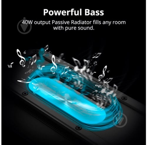 Акустическая система Tronsmart Element Force Waterproof Portable Bluetooth Speaker 2.0 black (322485) - фото 4