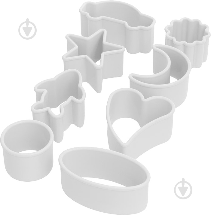 Набір форм для печива Titiz Plastik 8 шт. AP-9073-WT - фото 1