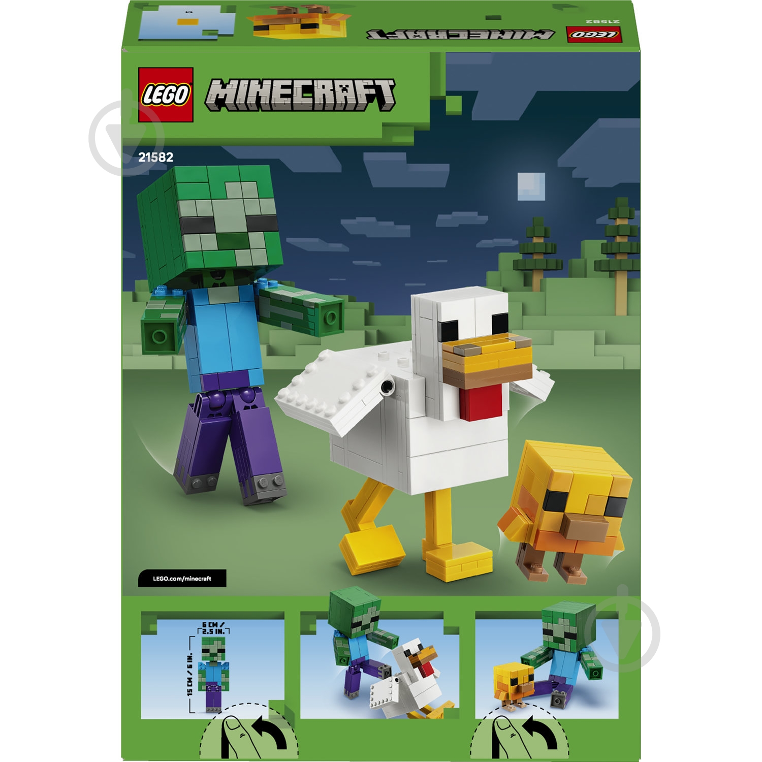 Конструктор LEGO Minecraft Куриный Жокей 21582 - фото 2