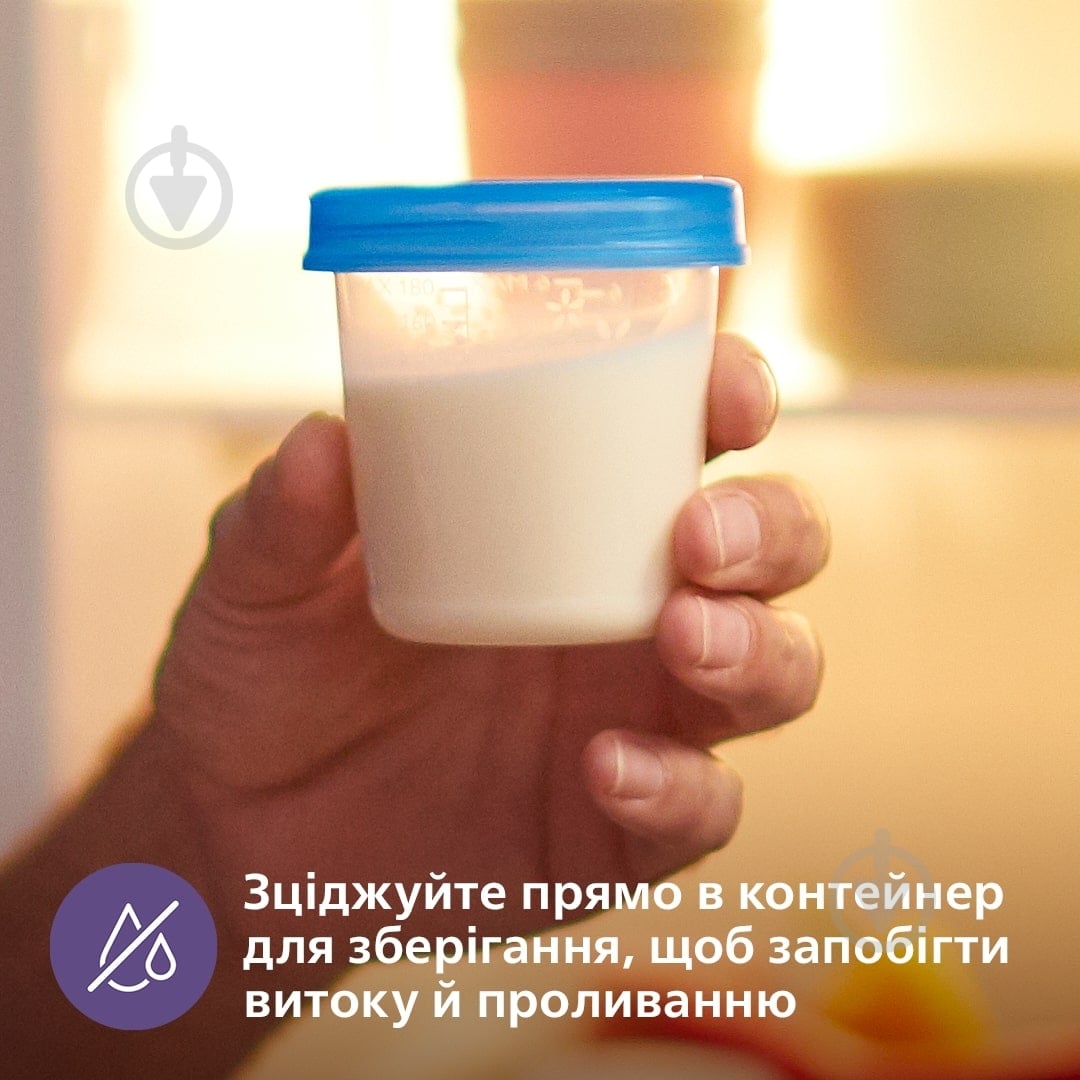 Молокоотсос Philips Avent ручной с бутылочкой - фото 9