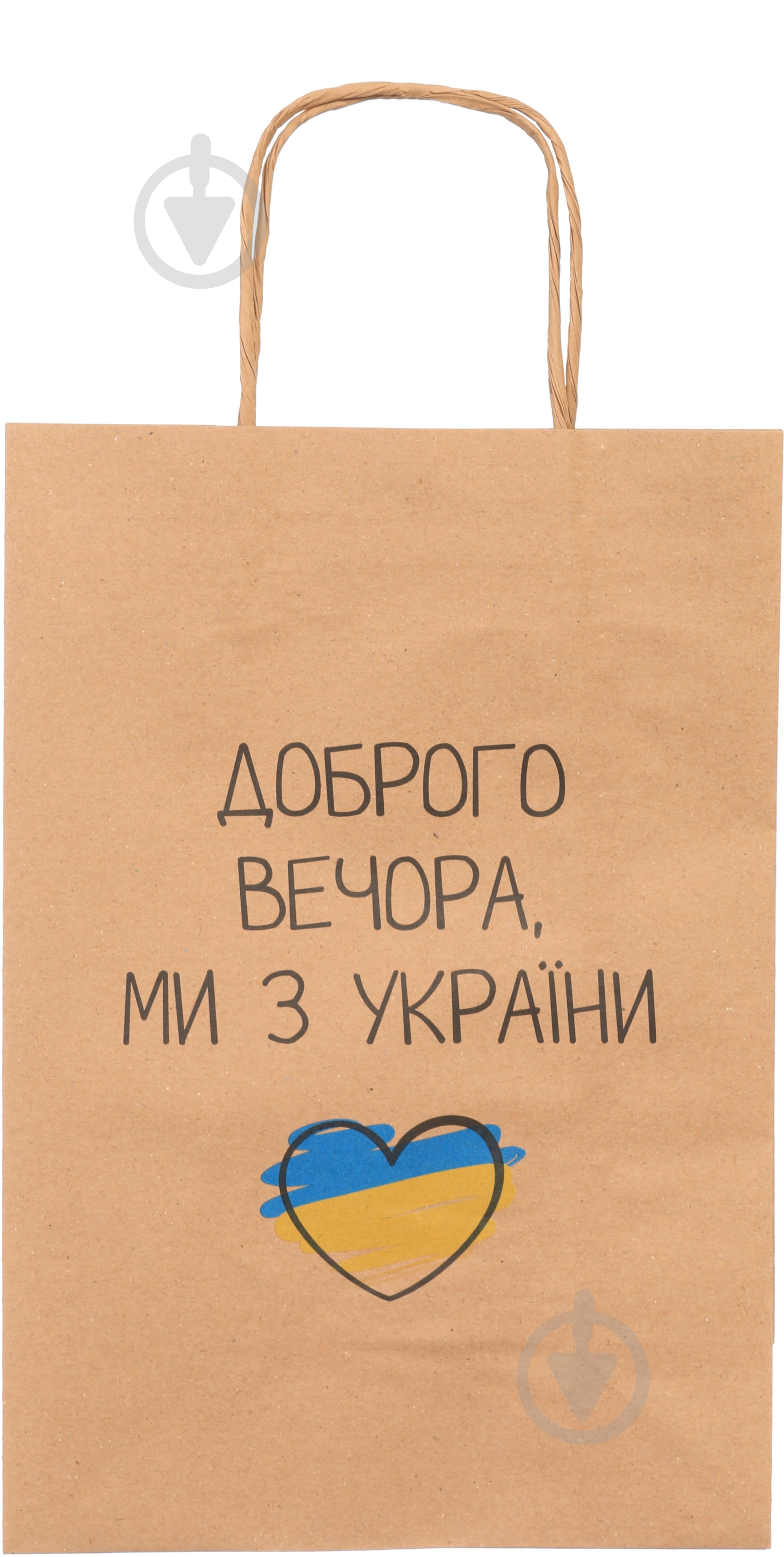 Пакет бумажный Флаг крафт L - фото 1