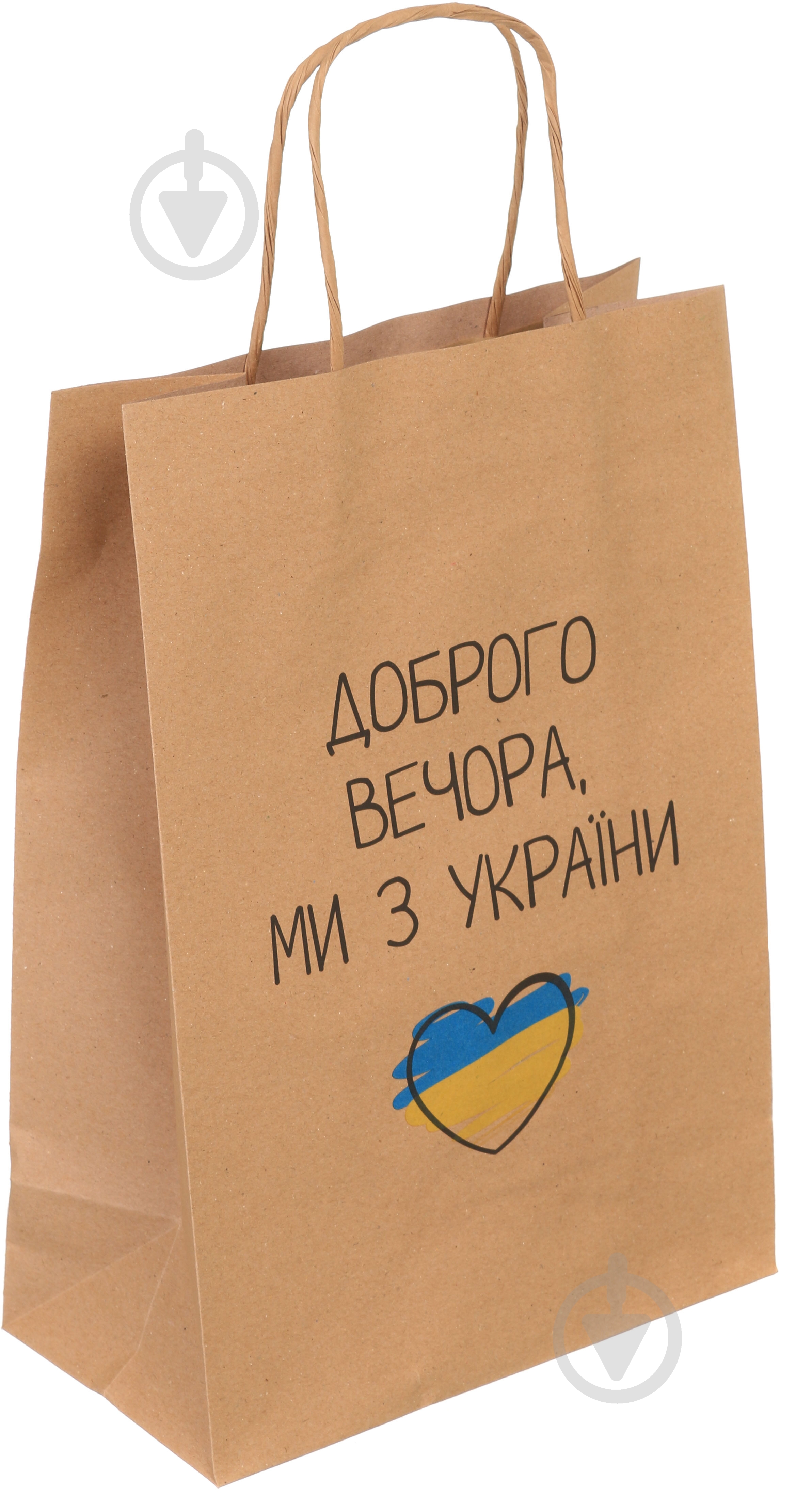 Пакет бумажный Флаг крафт L - фото 2