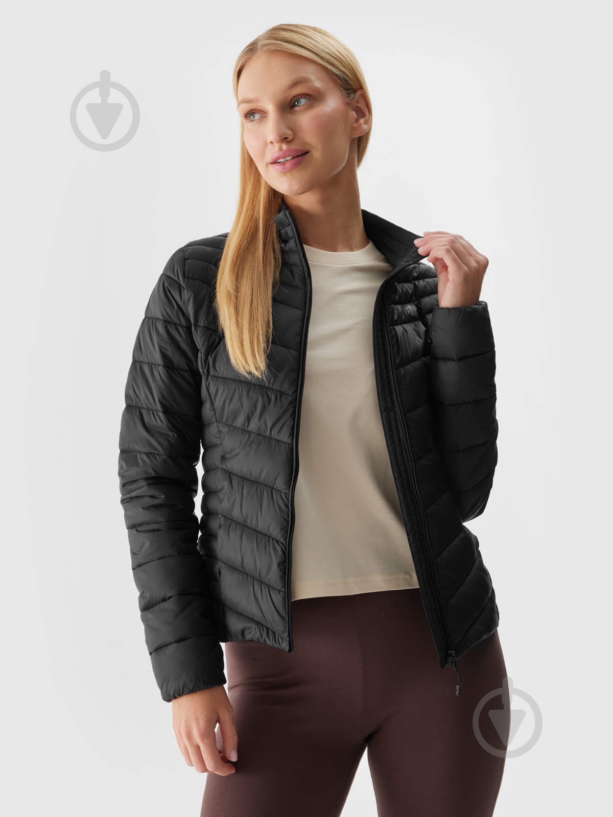 Куртка 4F DOWN JACKET F350 4FWSS24TDJAF350-20S р.M черная - фото 1