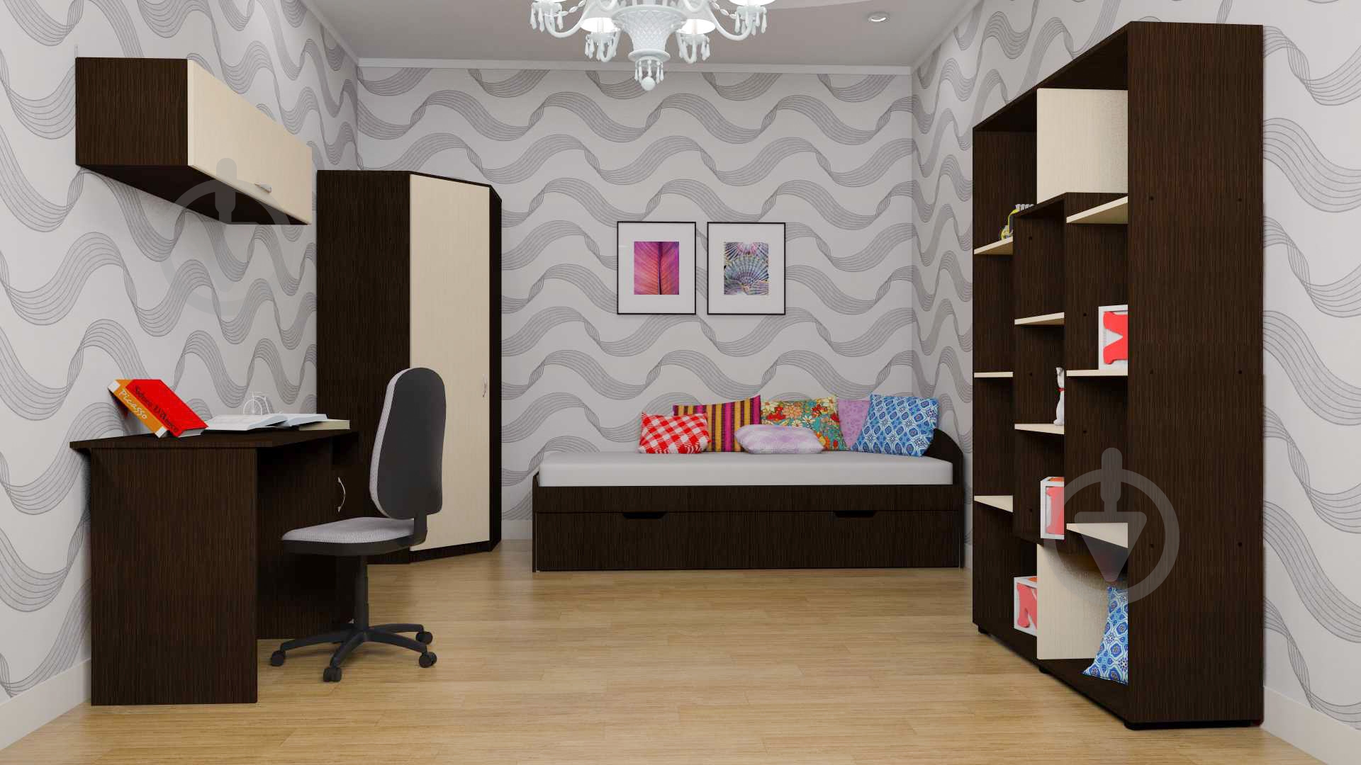 Стіл письмовий Компаніт Учень яблуня - фото 3 Стіл письмовий Компаніт Учень яблуня - фото 3