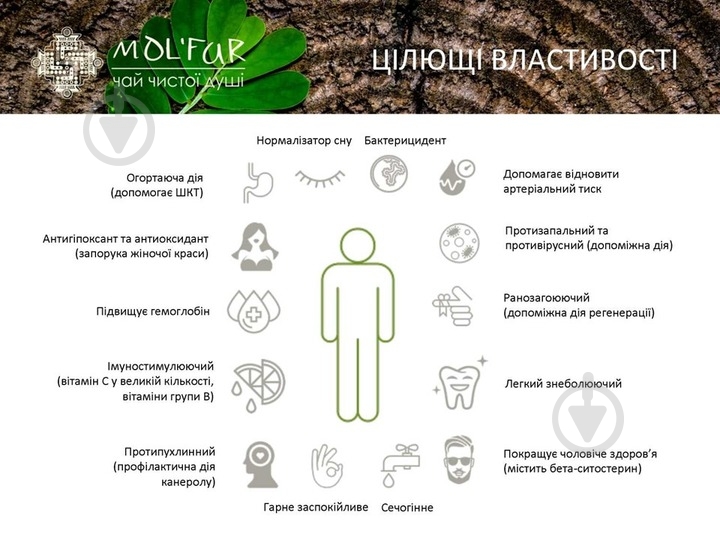 Чай чорний MOL'FAR кипрійний з цвітом липи 50 г (76495) - фото 4