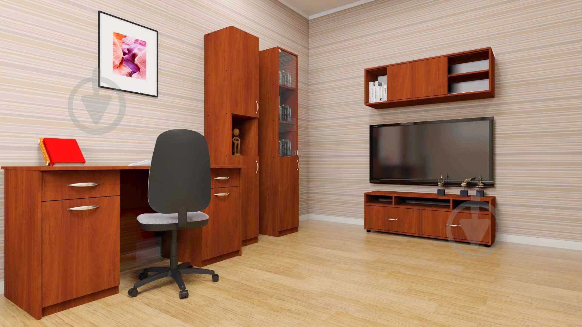 Стіл письмовий Компаніт Вчитель-2 яблуня - фото 2