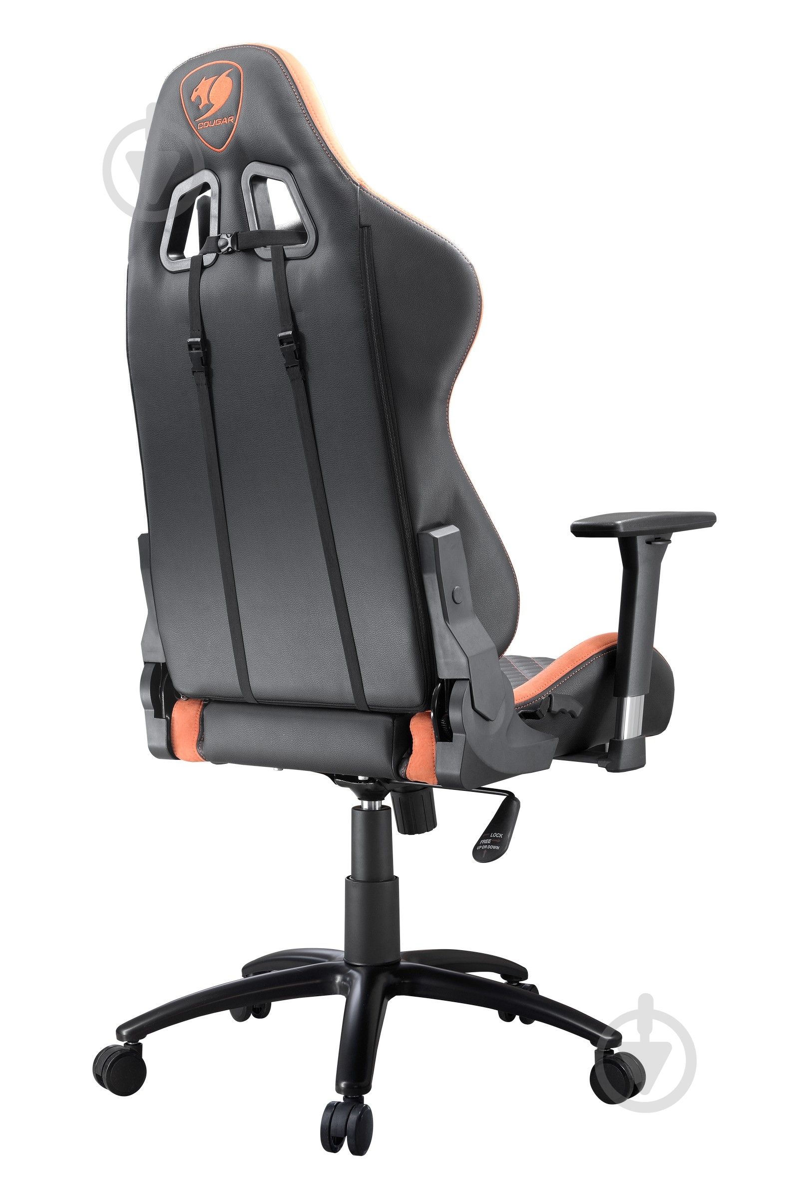 Крісло Cougar Armor PRO Black/Orange, дихаюча екошкіра, сталевий каркас чорно-помаранчевий - фото 6 Крісло Cougar Armor PRO Black/Orange, дихаюча екошкіра, сталевий каркас чорно-помаранчевий - фото 6