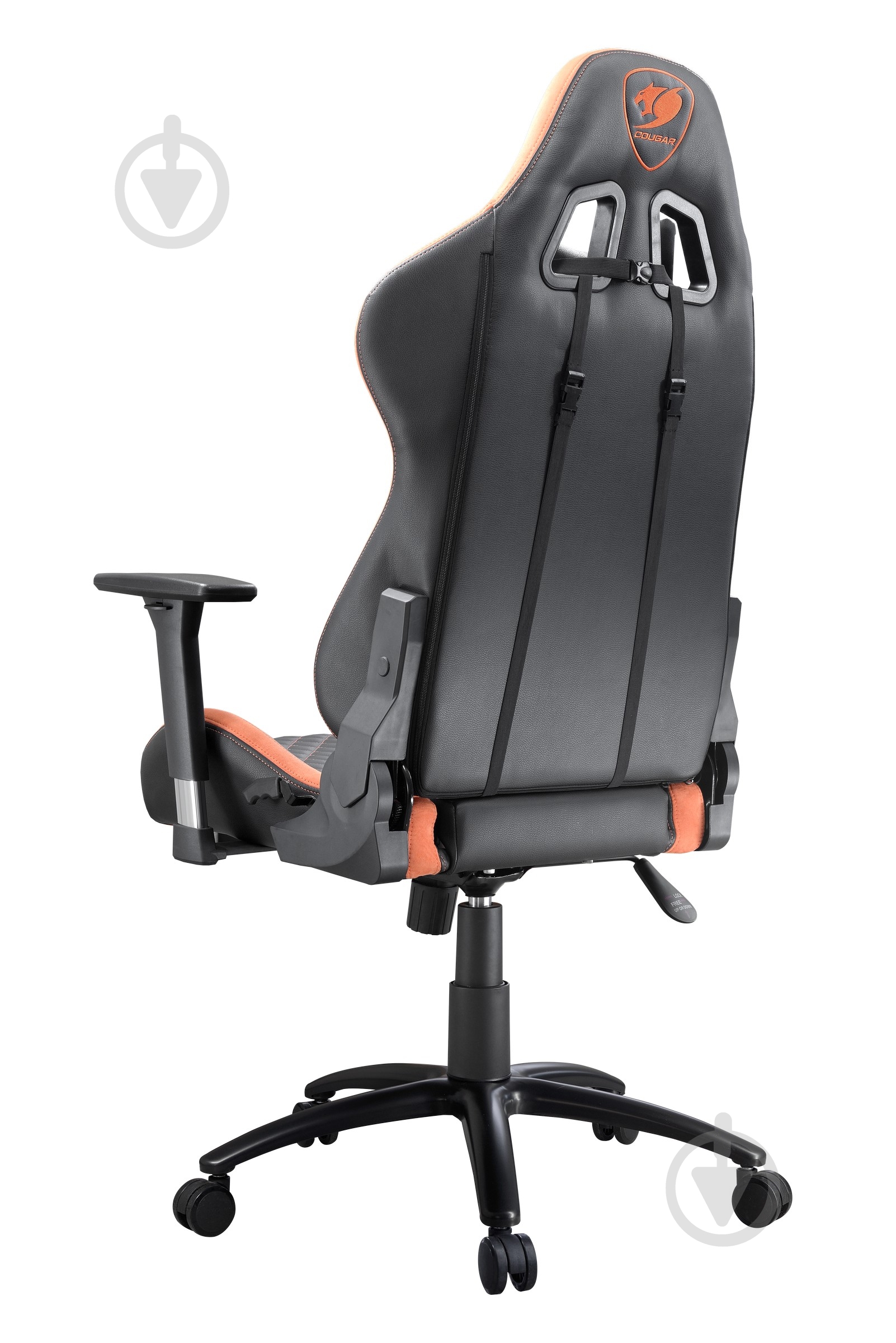 Крісло Cougar Armor PRO Black/Orange, дихаюча екошкіра, сталевий каркас чорно-помаранчевий - фото 8 Крісло Cougar Armor PRO Black/Orange, дихаюча екошкіра, сталевий каркас чорно-помаранчевий - фото 8