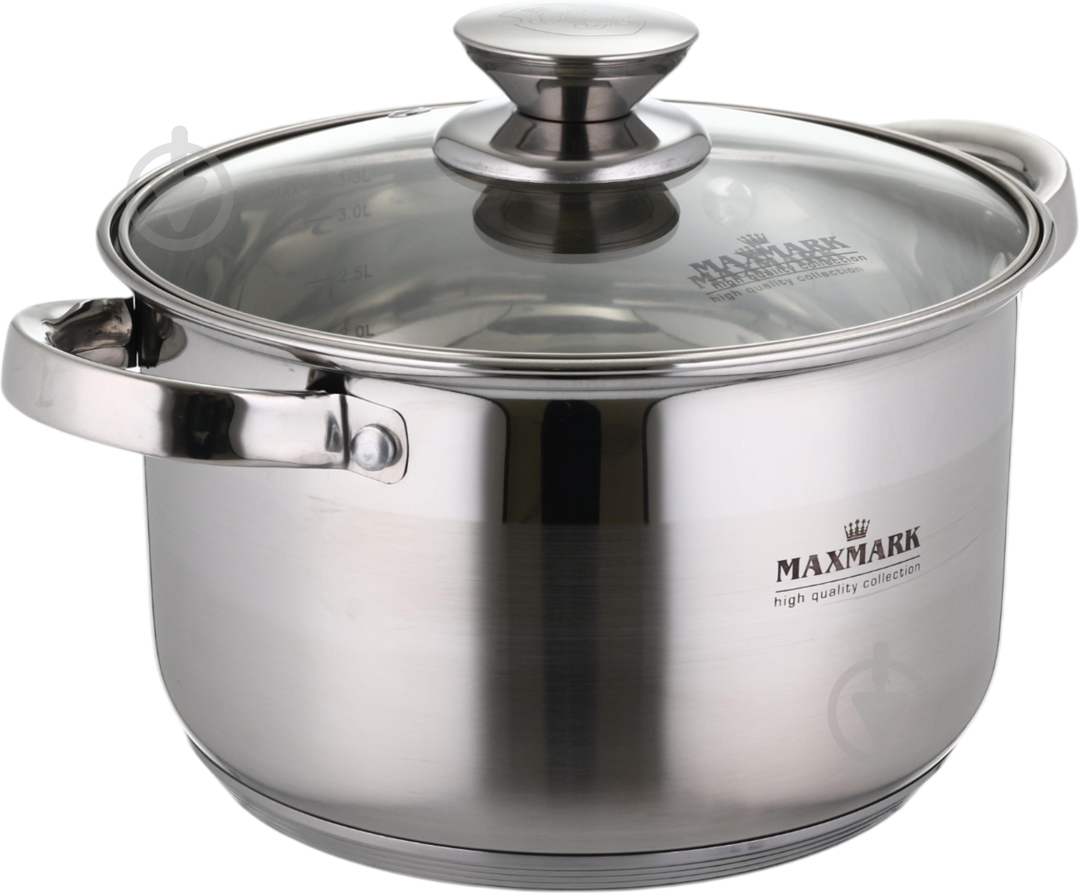 Набор кастрюль Maxmark Classic 6 предметов MK-3706А - фото 4 Набор кастрюль Maxmark Classic 6 предметов MK-3706А - фото 4