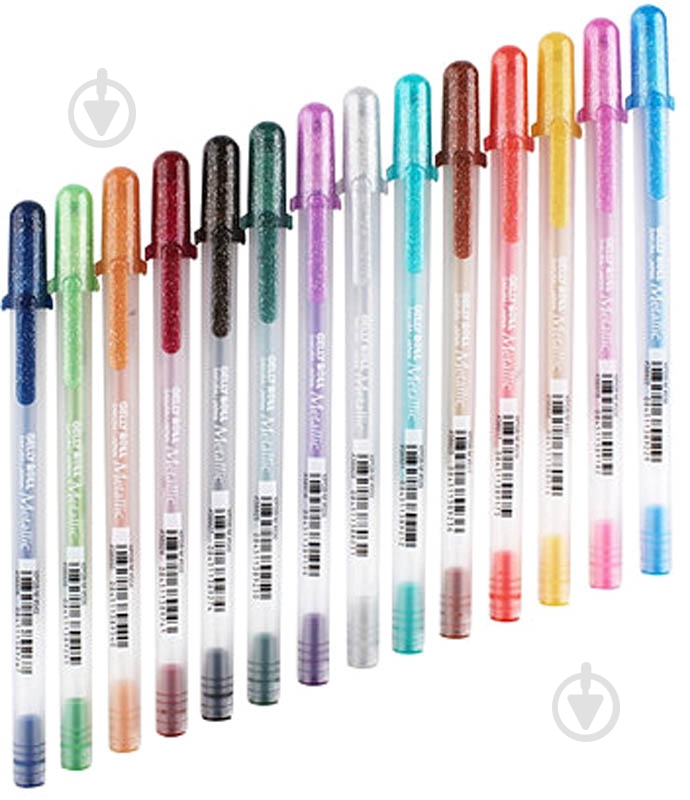 Ручка гелевая Sakura METALLIC Фиолетовый - фото 3