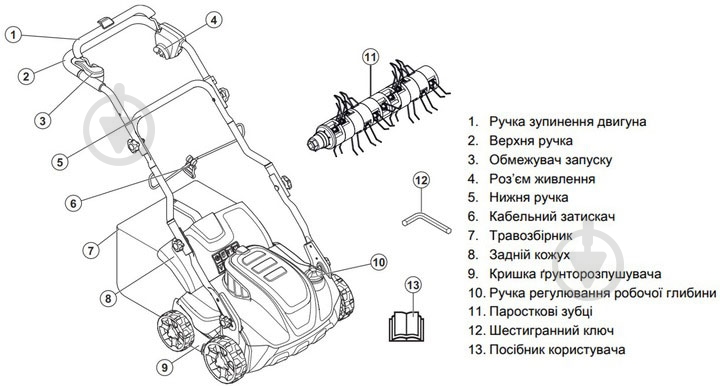 Скарификатор Husqvarna S138C - фото 8