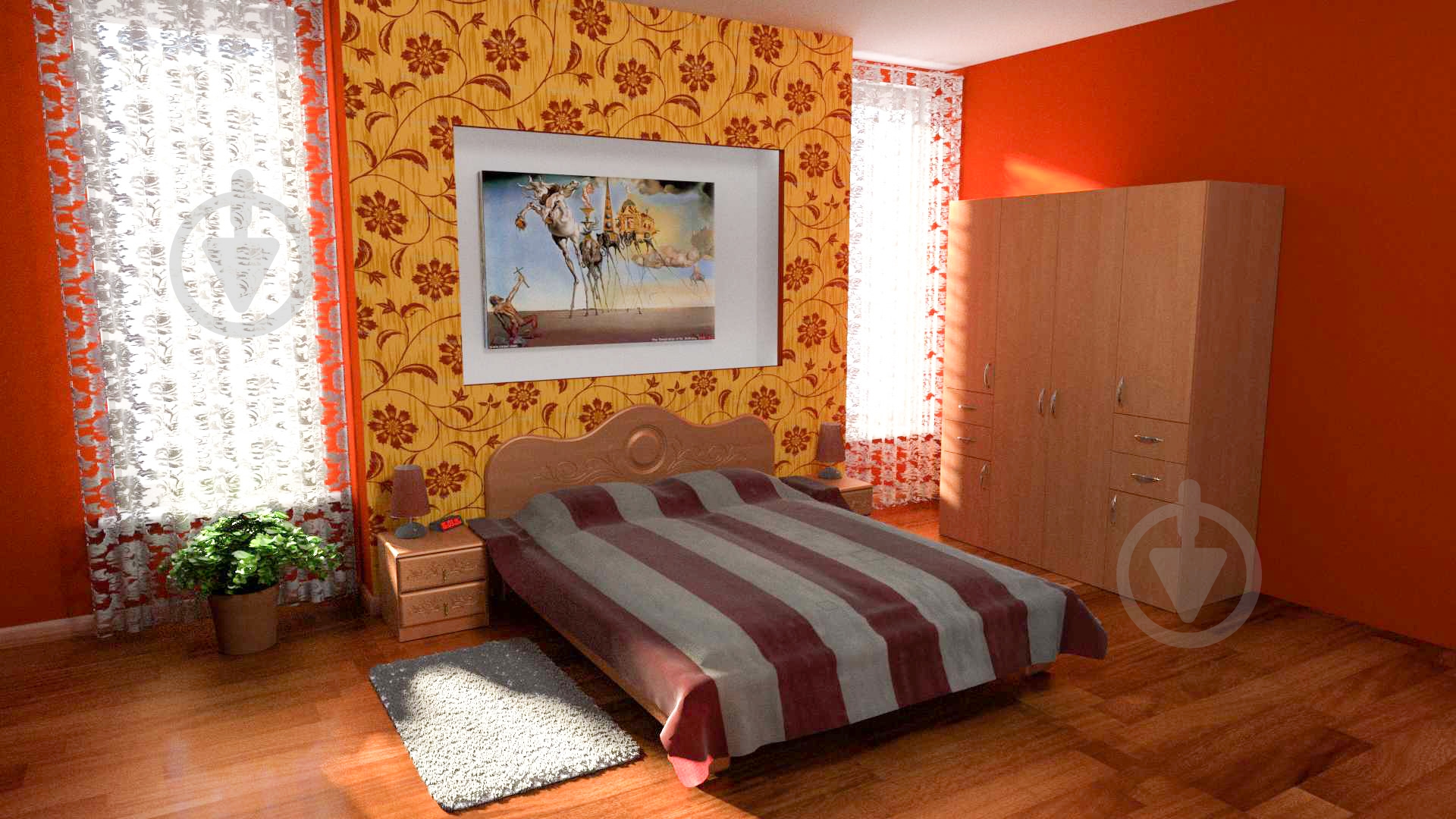 Шкаф Компанит 20 венге/бежевый - фото 2