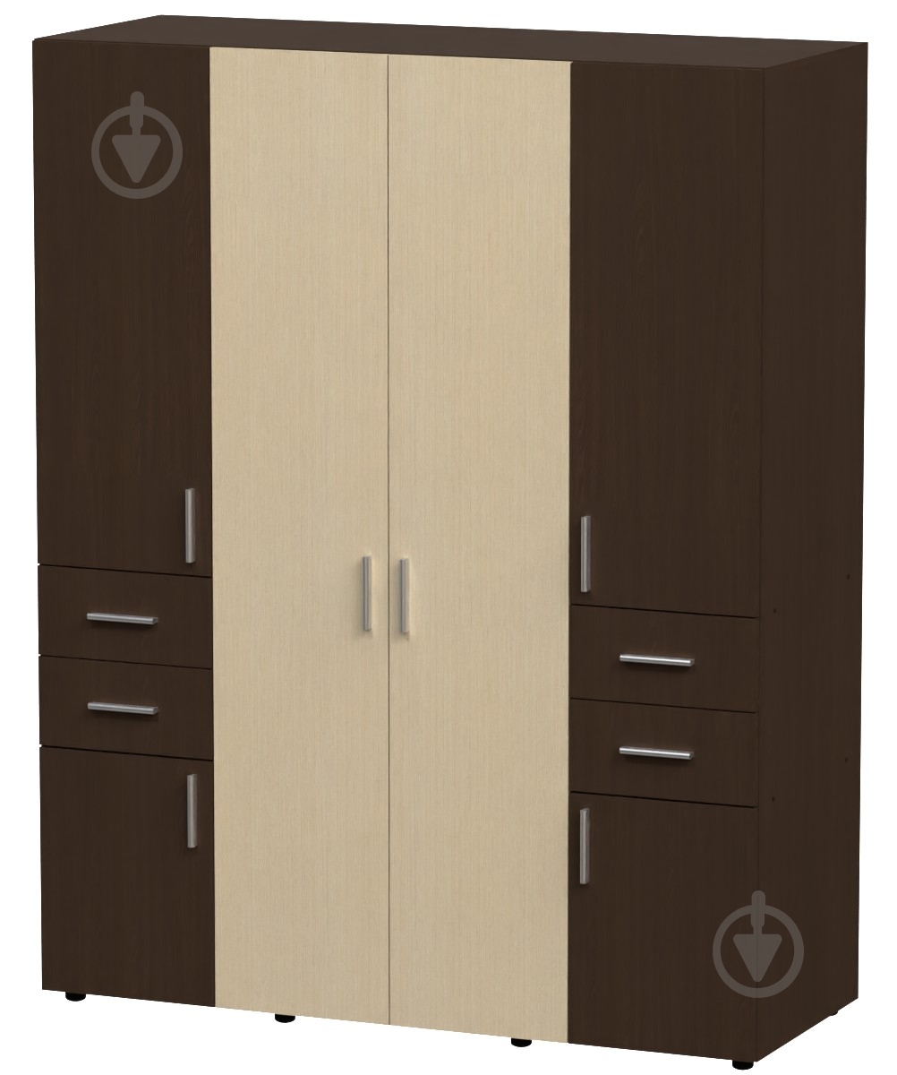 Шкаф Компанит 20 венге/бежевый - фото 1