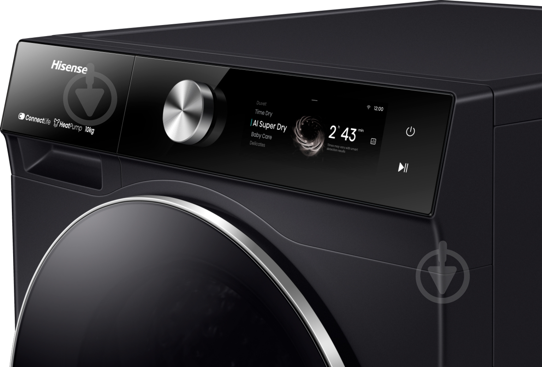 Стиральная машина Hisense WF7S1247BB + сушильная машина DH7S107BB - фото 17 Стиральная машина Hisense WF7S1247BB + сушильная машина DH7S107BB - фото 17