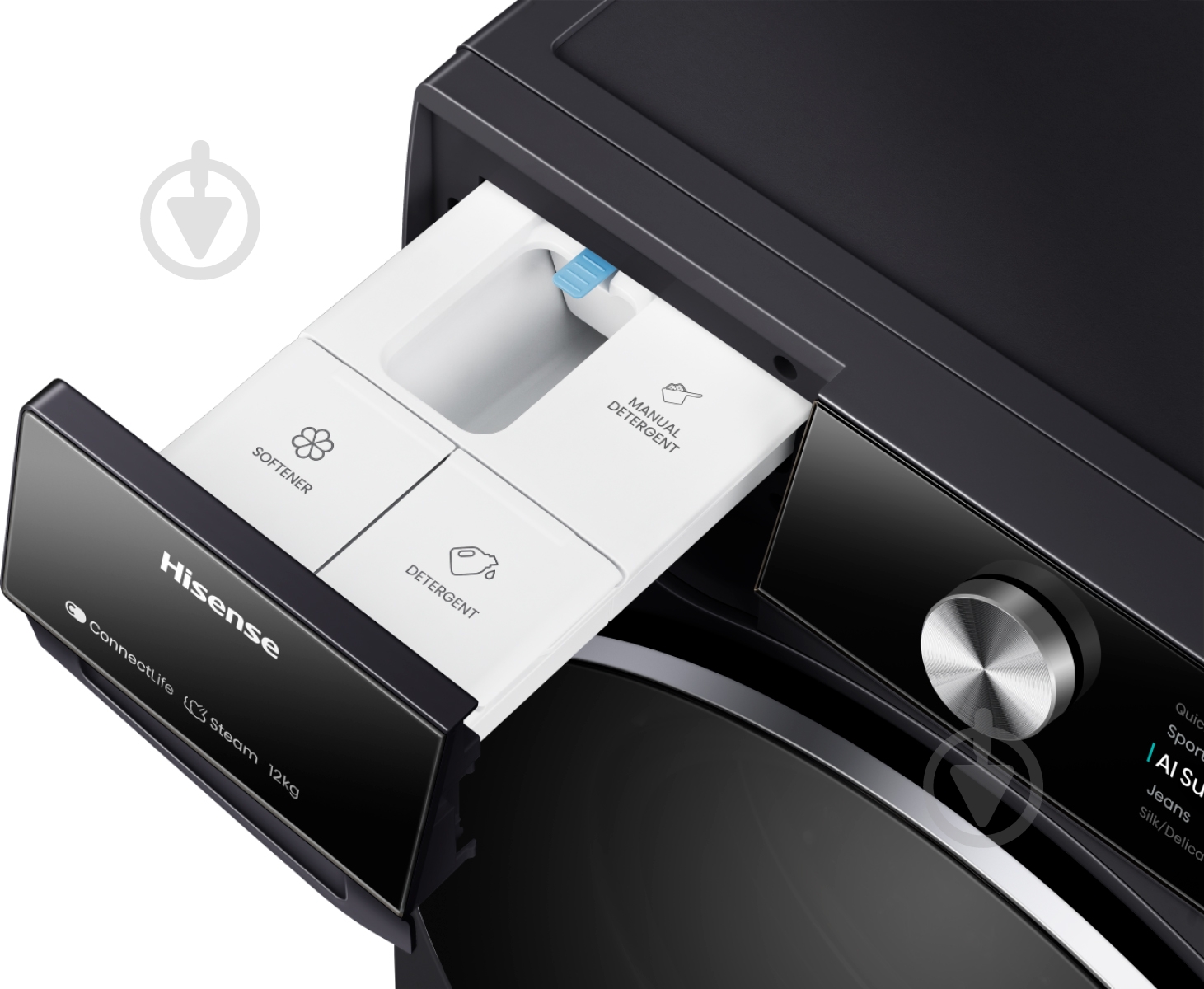 Стиральная машина Hisense WF7S1247BB + сушильная машина DH7S107BB - фото 6 Стиральная машина Hisense WF7S1247BB + сушильная машина DH7S107BB - фото 6