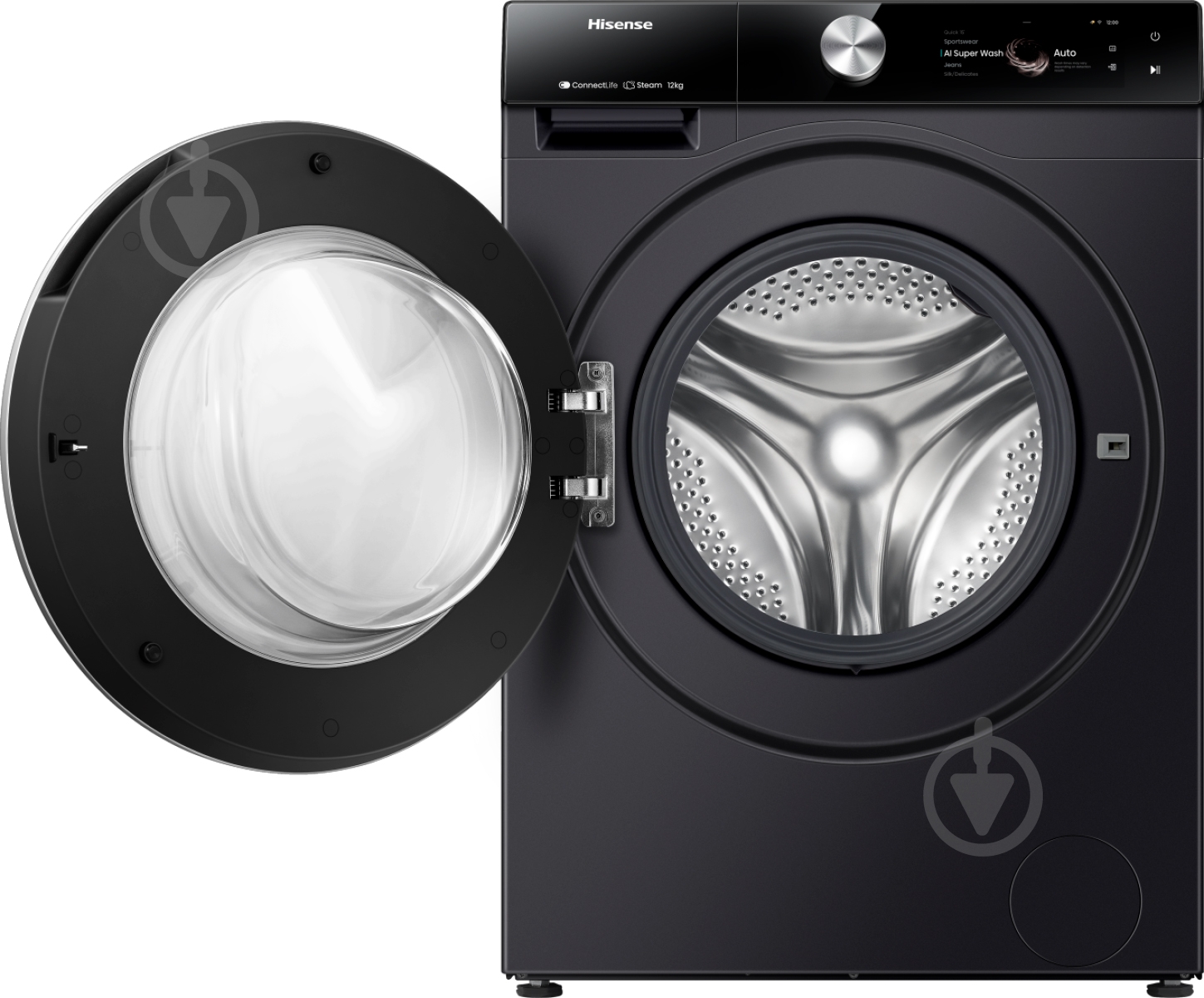 Стиральная машина Hisense WF7S1247BB + сушильная машина DH7S107BB - фото 3 Стиральная машина Hisense WF7S1247BB + сушильная машина DH7S107BB - фото 3