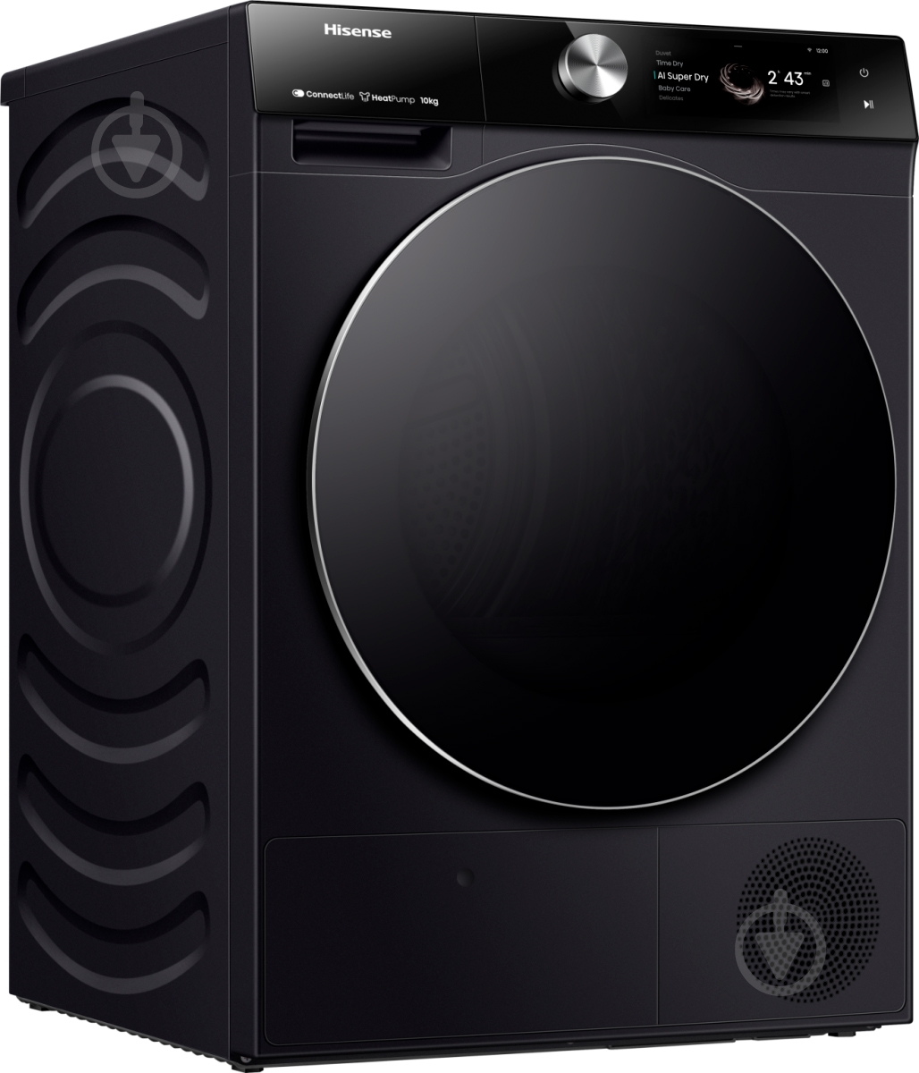 Стиральная машина Hisense WF7S1247BB + сушильная машина DH7S107BB - фото 12 Стиральная машина Hisense WF7S1247BB + сушильная машина DH7S107BB - фото 12