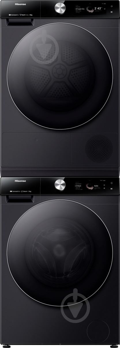 Стиральная машина Hisense WF7S1247BB + сушильная машина DH7S107BB - фото 20 Стиральная машина Hisense WF7S1247BB + сушильная машина DH7S107BB - фото 20