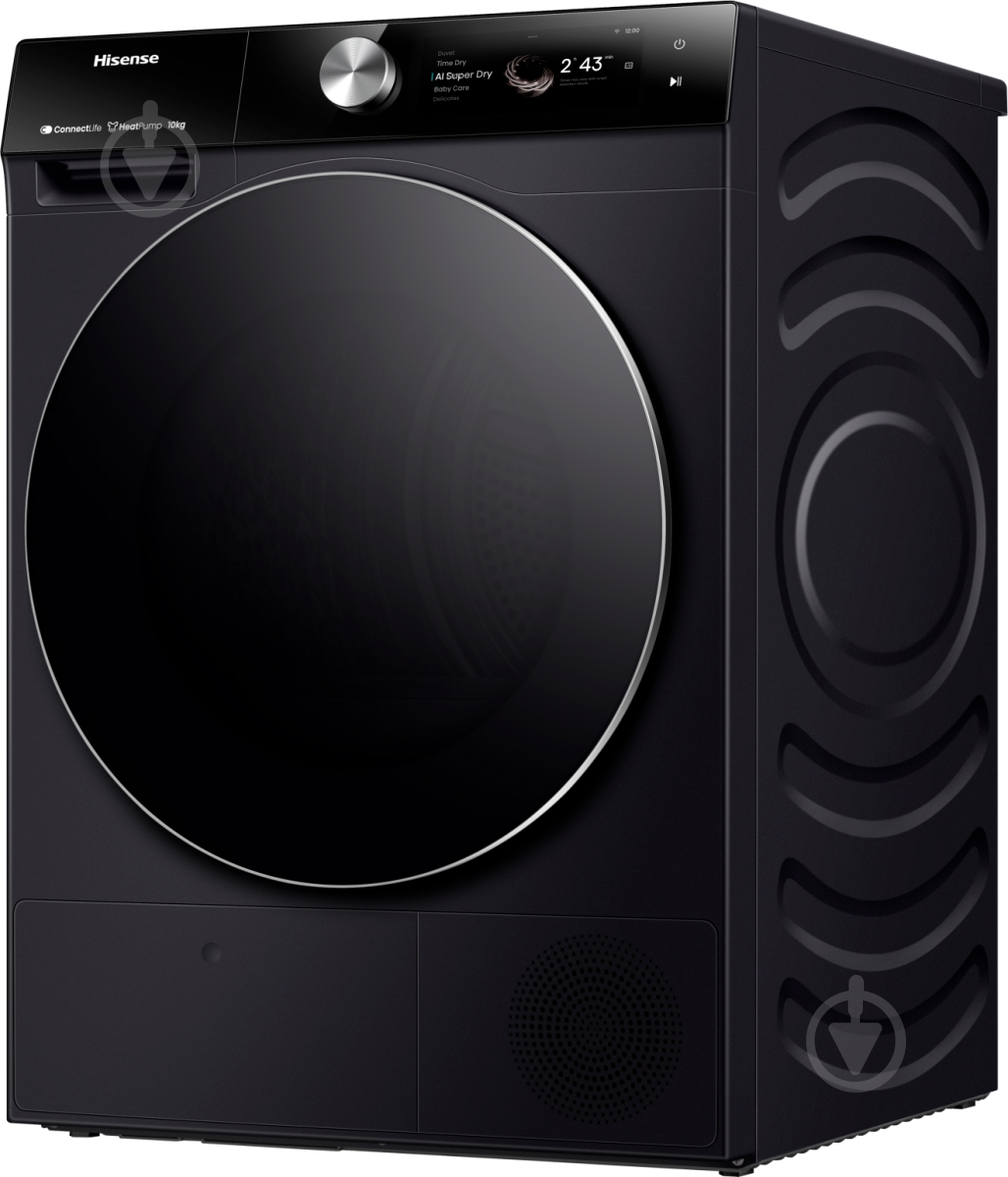 Стиральная машина Hisense WF7S1247BB + сушильная машина DH7S107BB - фото 10 Стиральная машина Hisense WF7S1247BB + сушильная машина DH7S107BB - фото 10