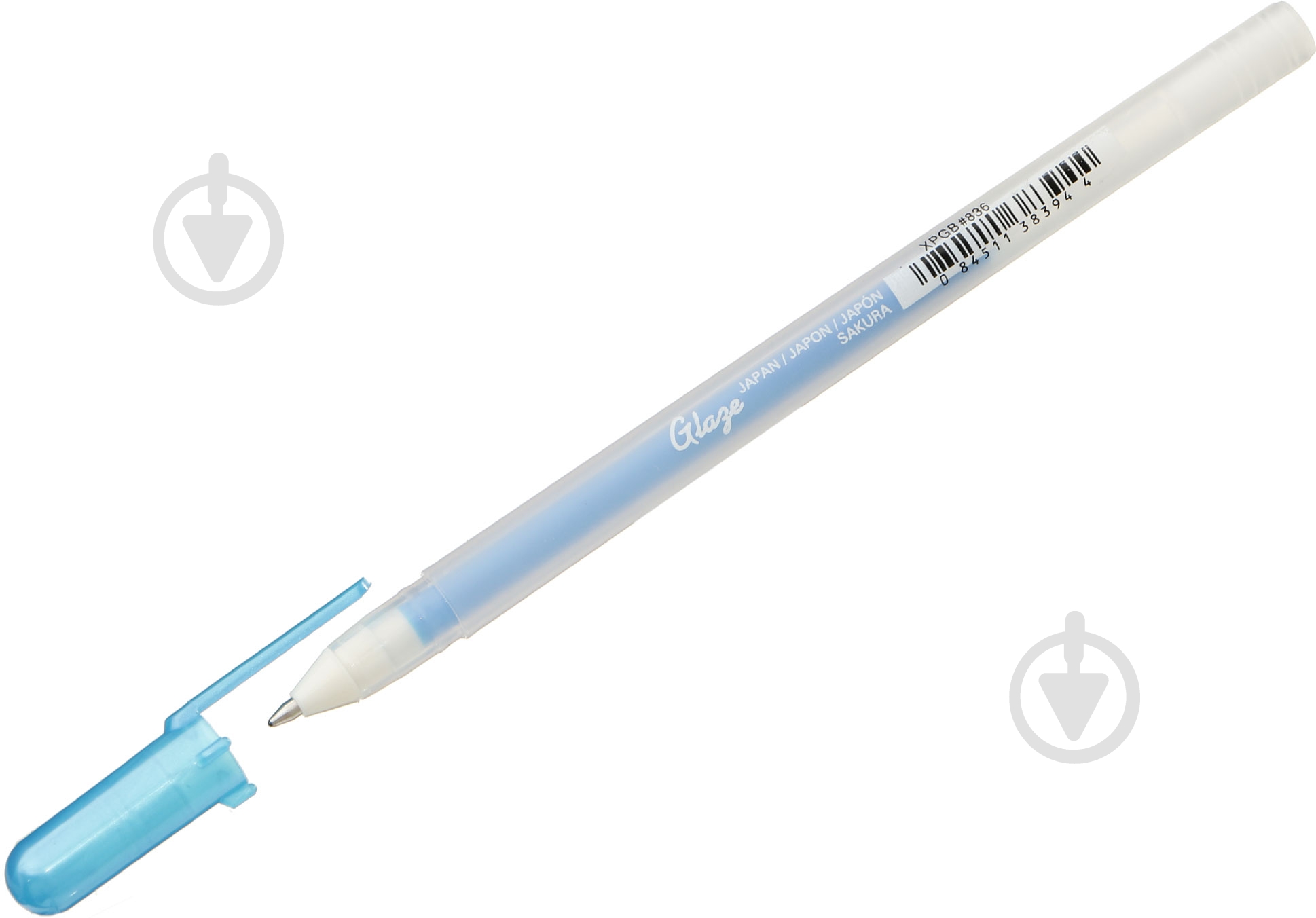 Ручка гелевая GLAZE 3D-ROLLER Синяя  SAKURA - фото 2