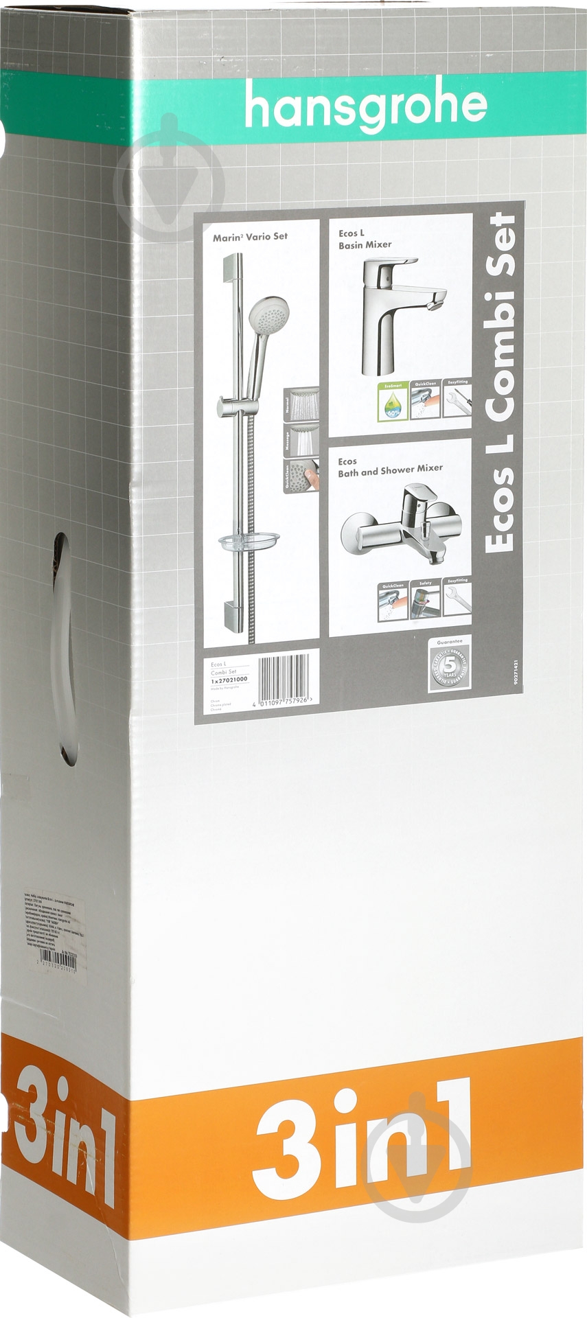 Набор смесителей Hansgrohe Ecos L 27021000 - фото 10