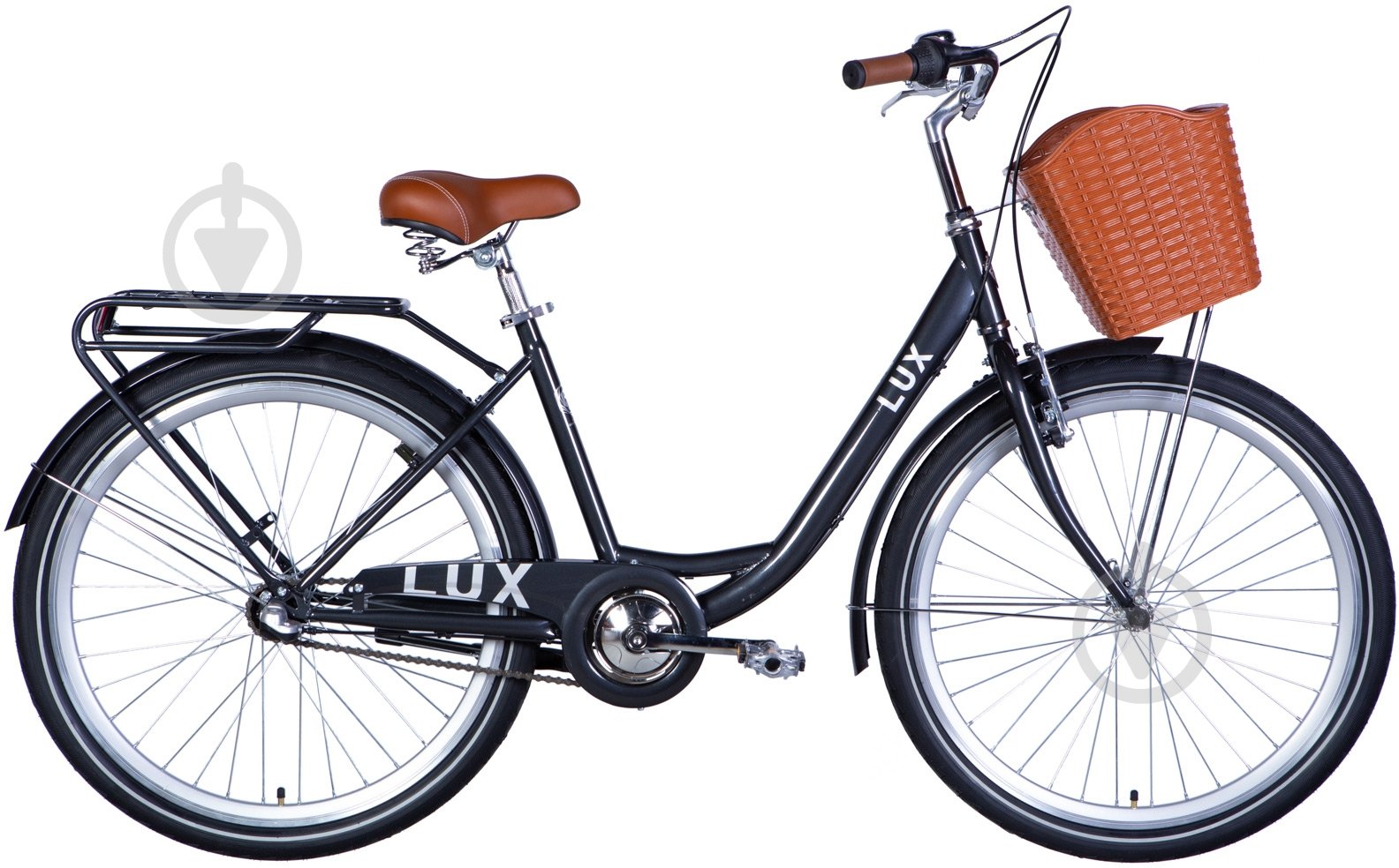 Велосипед Dorozhnik 26" 17"(43 см) LUX OPS-D-26-253 темно-серый - фото 1 Велосипед Dorozhnik 26" 17"(43 см) LUX OPS-D-26-253 темно-серый - фото 1