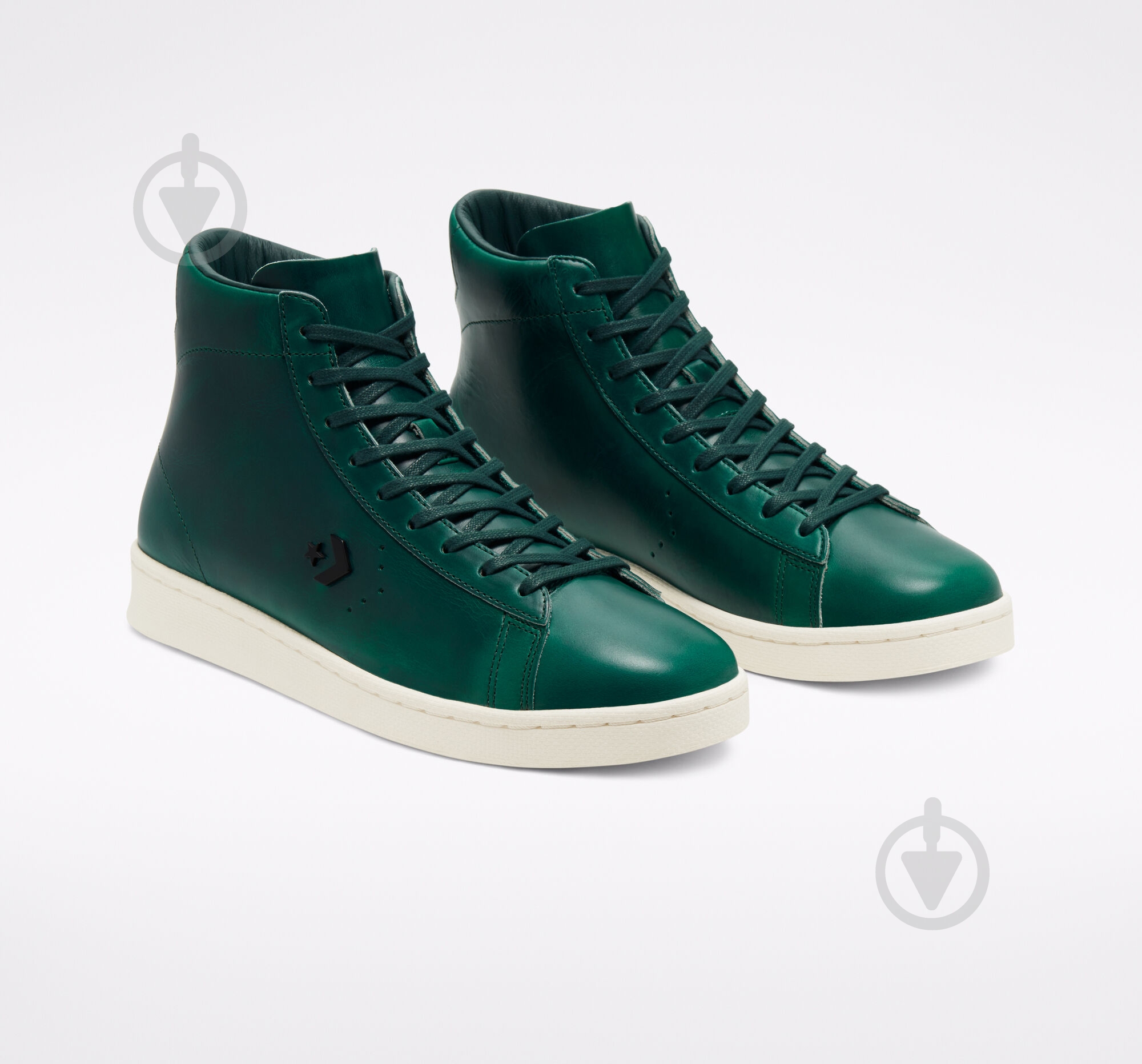 Кеди Converse PRO LEATHER HI 168751C р.46 зелений - фото 4