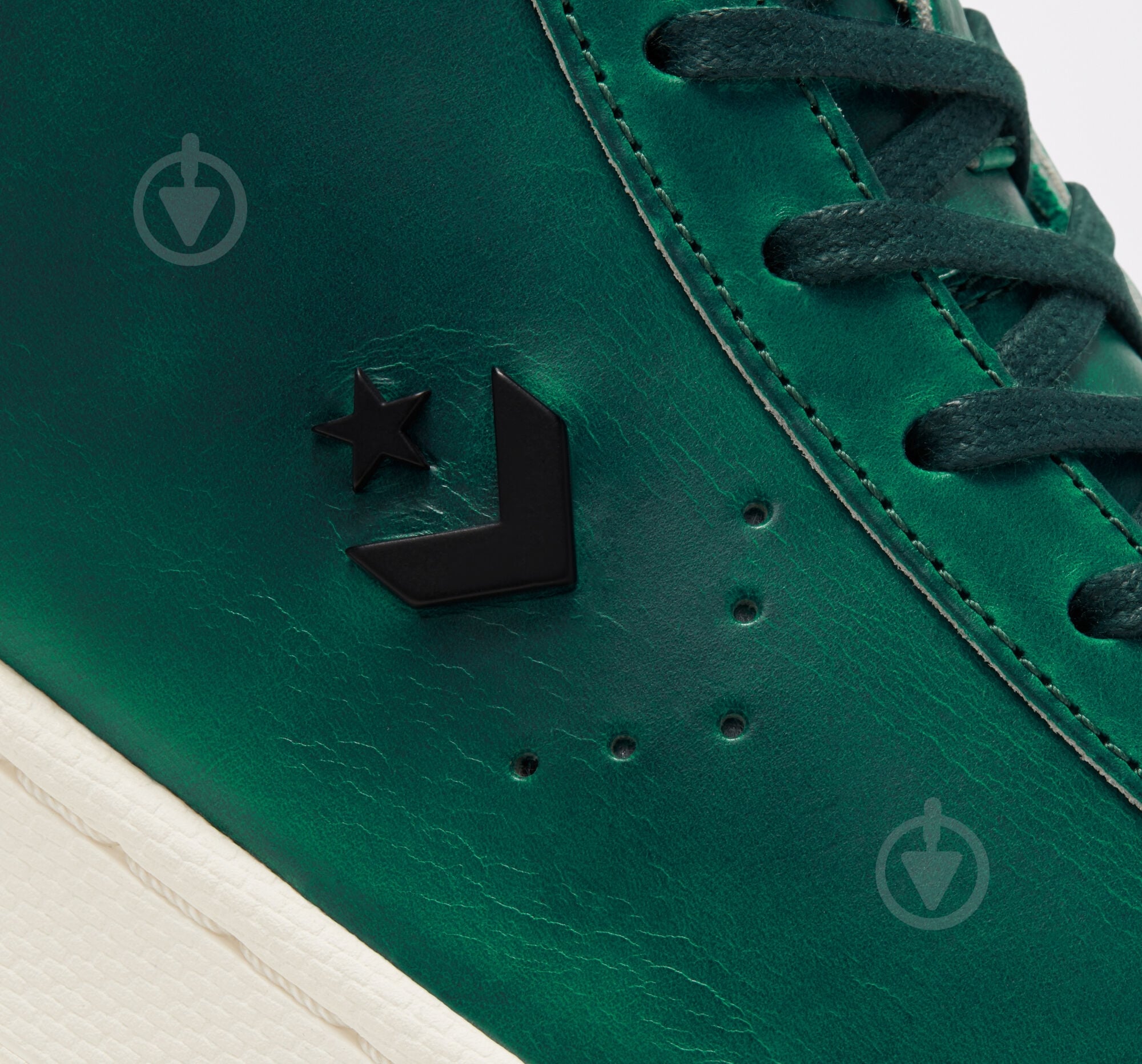 Кеди Converse PRO LEATHER HI 168751C р.46 зелений - фото 5