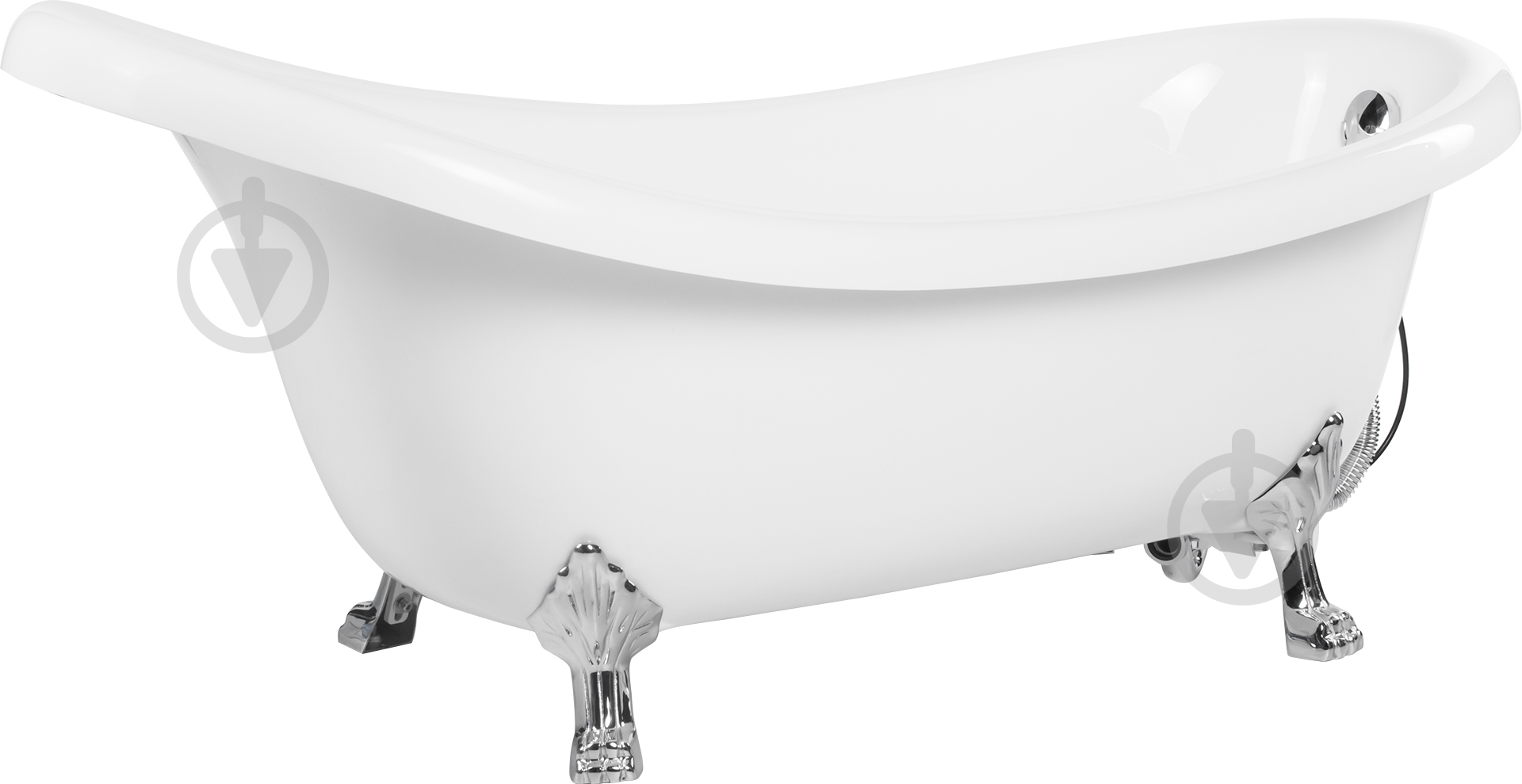 Ванна акрилова Bravat 170х85 см B25709W-B 1750x850 - фото 2
