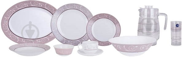 Сервиз столовый Luminarc Essence Abelya 46 предметов N4666 - фото 1 Сервиз столовый Luminarc Essence Abelya 46 предметов N4666 - фото 1
