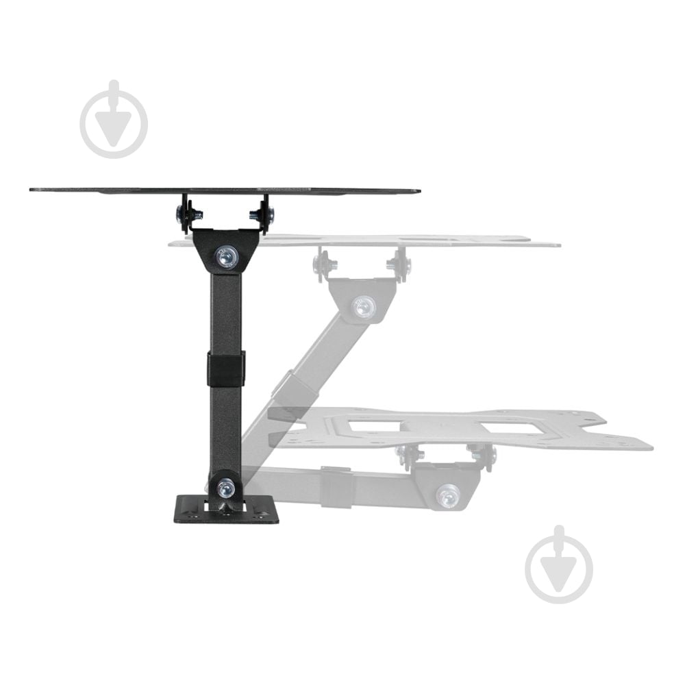 Кронштейн iTech LCD522B поворотно-похилі 23"-43" чорний - фото 8